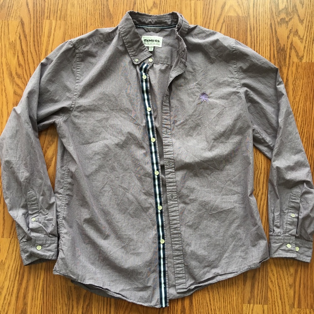 Vintage Express Long Sleeve Button-Down